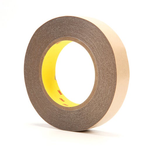 3M™ 00021200677960 Double Coated Tape, 36 yd L x 1 in W, 5.6 mm thick, 350 Acrylic Adhesive, Thin Polyester Backing, Clear