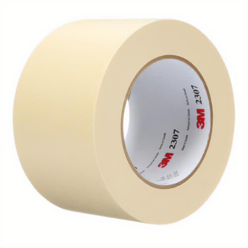 3M™ 00021200711206 General Purpose Rubber Adhesive Masking Tape 2307, 55 m L x 48 mm W, 5.2 mm thick, Rubber Adhesive