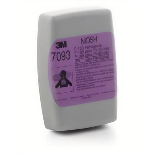 3M™ 00051131527065 P100 Filter 7093, 99.97% Filter Efficiency