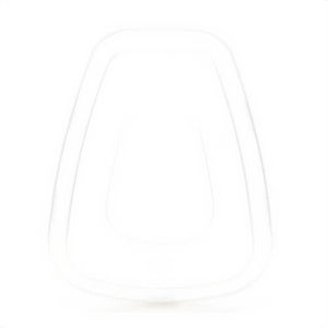 3Mâ„¢ 051138-17668 Filter Retainer, for use with 5000 and 6000 Series Respirators, Translucent White