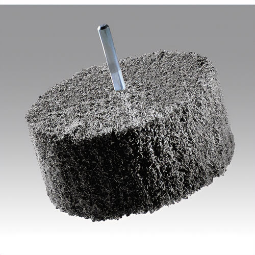 Scotch-Brite™ 7100132226 Multi-Finishing Convolute Wheel, MU-WL, 2S Medium, 4 in x 1 in x 1 in