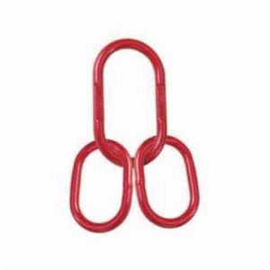 Acco® 599450601 Kuplex® II Master Link Assembly, Grade 100, 3/8 in Chain Size, 22,900 lb WLL, Alloy Steel, Painted Red