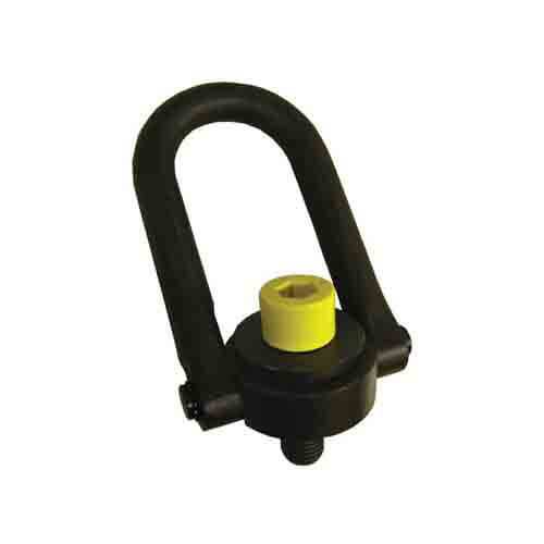 Actek® 46352 Extended Range Standard U-Bar Hoist Ring, 1500 lb Load, 180° Pivot, 360° Swivel