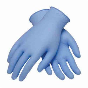 PIP® 63-332PF/XL Ambi-Dex® Turbo Disposable Gloves, XL, Nitrile, Blue, 9.4 in L, Non-Powdered, Textured Grip, 5 mil Thick
