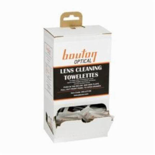 Bouton® 252-LCT100 Lens Cleaning Towelette Dispenser, 100 Tissue, Use with Eyewear Lens