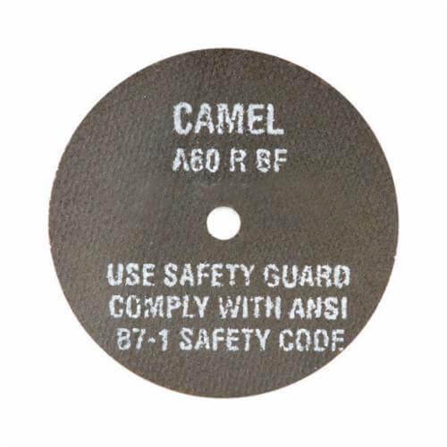 CGW® 35503 High Speed Premium Straight Cut-Off Wheel, 3 in dia x 1/16 in Thick, 3/8 in Center Hole, 36 Grit, Aluminum Oxide Abrasive