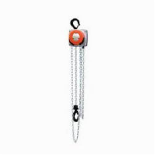 CM® 5645A Hurricane™ 360 Thribble Reeved Hand Chain Hoist, 10 ton Load, 20 ft H Lifting, 32-1/2 in Min Between Hooks, 102 lb Rated