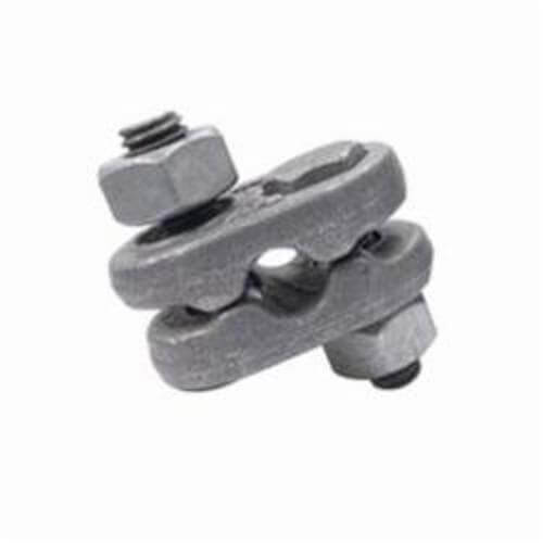 CM® M2252 Mid-Grip Double Saddle Wire Rope Clip, 3/4 in dia, Forged Steel, 3 Clips, 16 in Rope Turn Back