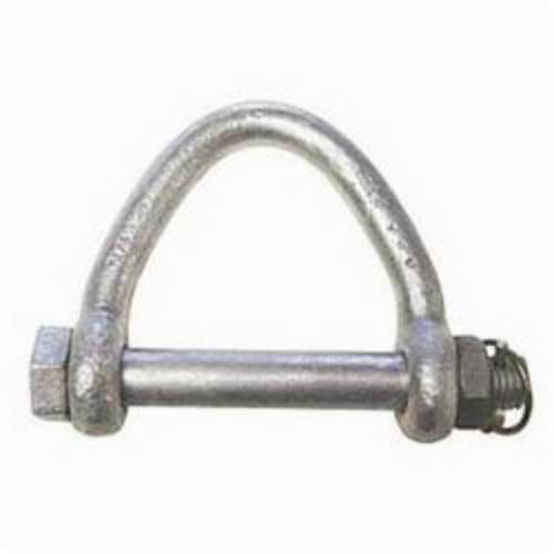 CM® M706A Web Sling Shackle with Bolt Nut and Cotter, 22,500 lb WLL, 1-1/8 in Size dia, Galvanized, Alloy