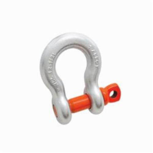Campbell® 5411695 A-419-G Screw Pin Anchor Shackle, 12.5 ton WLL, 1 in dia, 1-1/8 in Pin dia, Galvanized