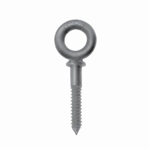 Chicago Hardware 08915 9 Shoulder Pattern Eye Bolt, 3/8 in, 2-1/2 in L Shank, Heat Treated Drop Forged Steel