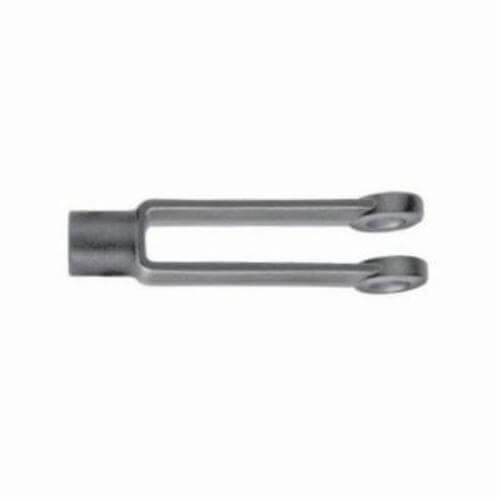 Chicago Hardware 19530 0 56 Series Adjustable Yoke End, 5/8-18 Tap, 5/8 in Pin Hole, 4-15/16 in L, 1-3/8 in W Outside Jaw