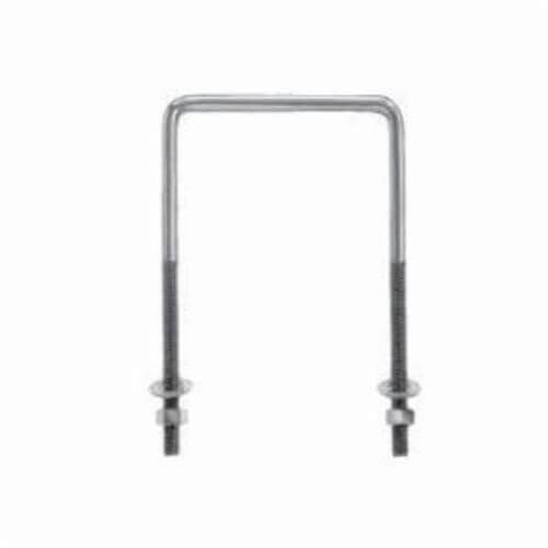 Chicago Hardware 51020 2 SB-4 Square Bend U-Bolt, 3/8-16, 4 in W Inside, Zinc Plated