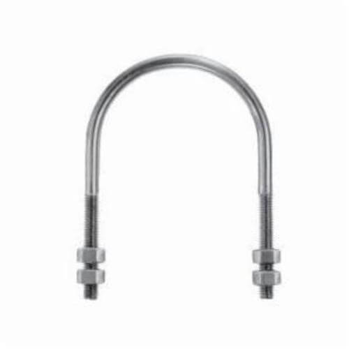 Chicago Hardware 51530 6 LT-6 Long Tangent Round Bend U-Bolt, 3/8-16, 4-7/16 in L Inside x 2-7/16 in W Inside, Zinc Plated