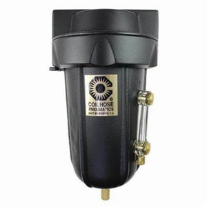 Coilhose® 8826M Heavy Duty Standard Filter with Manual Drain, 3/4 in FNPT Port, 250 psi Pressure Range, 260 CFM Flow Rate