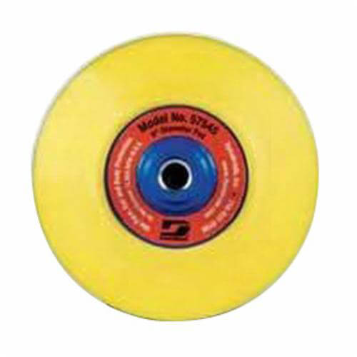 Dynabrade® 57764 Medium Density Non-Vacuum Disc Backing Pad with (5) Screws, 6 in dia Pad, Hook Attachment