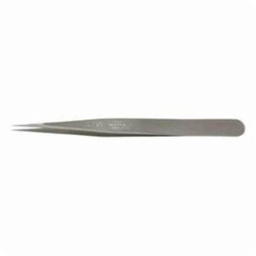 Weller® Erem® 1SASL High Precision Tweezer, Acid Proof Heat Resistant Intermediate Non-Magnetic Non-Rusting, 4-3/4 in Length