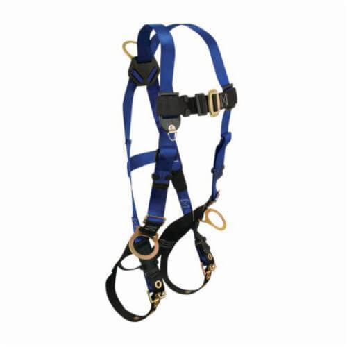 FallTech® 7018XL Standard Non-Belted Harness, XL, 425 lb Load, Polyester Strap, Tongue Leg Strap Buckle, 