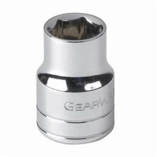 GearWrench® 80217 Socket, Standard Length, Imperial, Square Drive, 1/4 in Drive, 7/16 in Socket, 0.492 in Opening Depth