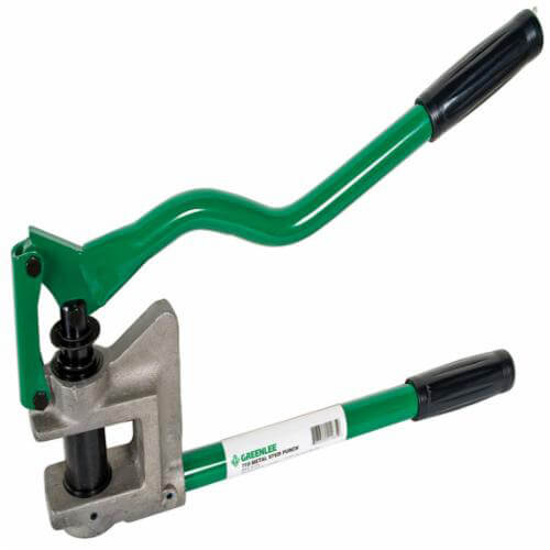 Greenlee® 710 Stud Punch, 1-11/32 in dia, Aluminum