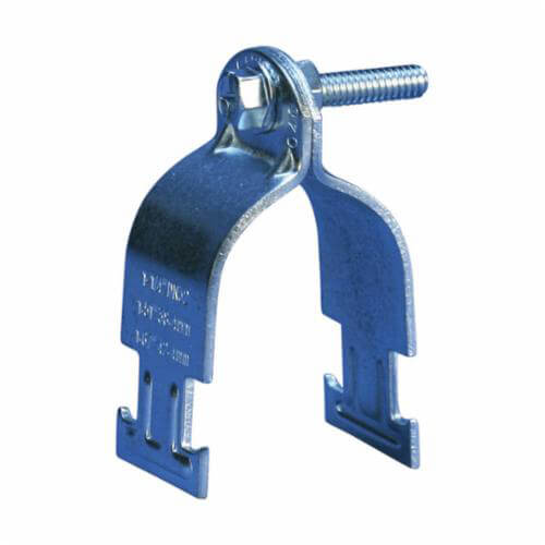 nVent Caddy® USC046EG Universal Strut Clamp, 1-1/2 in Conduit, 600 lb Load, 1.69 to 1.77 in OD, Steel