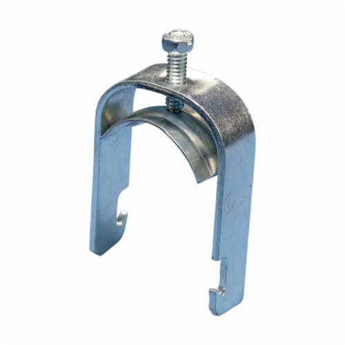 nVent Caddy® SCH48B SCH2 1 pc Strut Clamp, 2-1/2 in Conduit, 350 lb Load, 2.38 to 2.88 in OD, Steel