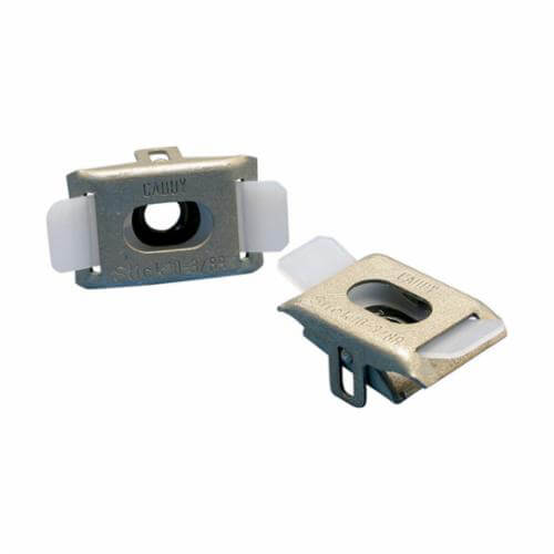 nVent Caddy® SLICK250 Slick Nut, 1/4-20 Thread, 400/100/250 lb Static Load, 4 ft-lb Torque, Polyamide/Spring Steel