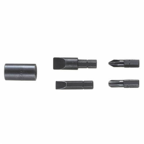 Klein® 70229 Screwdriver Bit Set, 4 pc, Steel