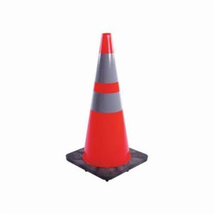 JBCâ„¢ RS70032CT3M64 Revolution Recessed Traffic Cone, 28 in H, Fluorescent Red/Orange Cone