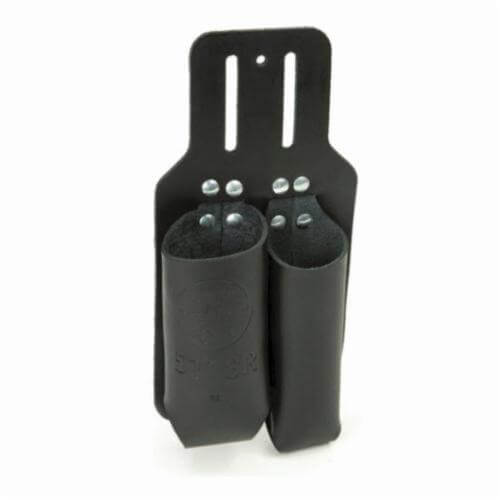 Klein® 5118R Plier and Rule Holder, Slotted, Leather, Black