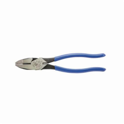 Klein® D2000-9NE Heavy Duty Lineman's Plier, 1-19/32 in L x 1-1/4 in W x 5/8 in Thick Steel Jaw, Crosshatch Knurled Jaw Surface