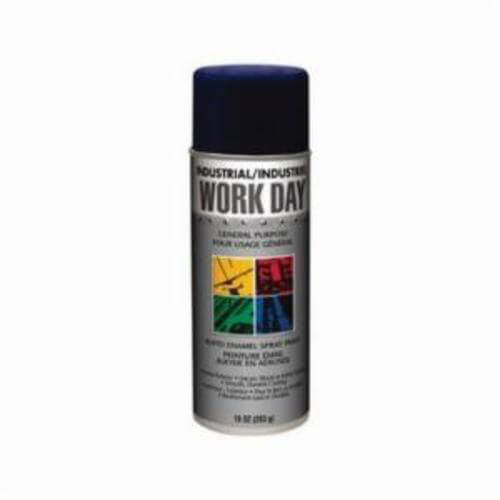 Krylon® Work Day™ A04403000 General Purpose Industrial Enamel Spray Paint, 16 oz Container, Liquid Form, Blue, 9 to 13 sq-ft Coverage