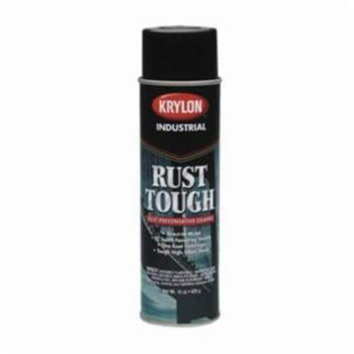 Krylon® K00789 Rust Tough® Spray Paint, 20 oz Aerosol, Liquid, Carbon Black, Flat, 