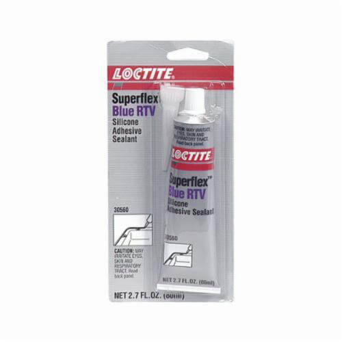 Loctite® 270642 Superflex® 5926 RTV Gasket Sealant, 80 mL Tube Paste, 10 Min Application, 24 hr Curing, Blue, Acetic Acid