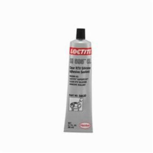 Loctite® 160809 Superflex® SI 595™ 1-Part RTV Adhesive Sealant, 80 mL Tube, Silicone Base, Translucent, -65 to 450°F