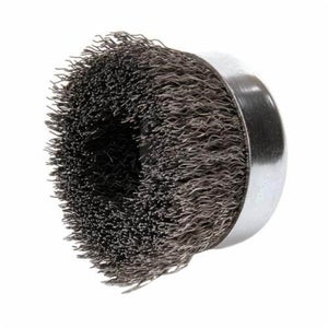 Weiler® 14036 Mighty-Mite® Cup Brush, 4 in dia Brush, 5/8-11 UNC Arbor Hole