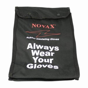 Novax® 148-2136 Protective Bag, Plastic Hook, Snap Closure, for Use with Novax Rubber Insulating Gloves, Nylon