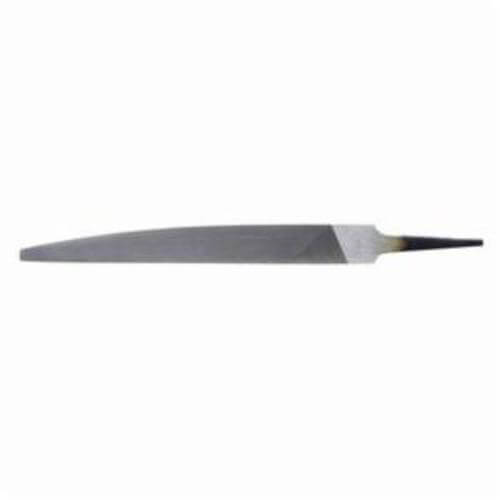 Nicholson® 07054N Knife File, Smooth/Double Cut, American Tooth Pattern, 10 in L