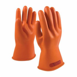 Novax® 147-0-11/11 Insulating Unisex Electrical Safety Gloves, Size 11, Natural Rubber, 11 in L, ASTM Class 0, 1000 VAC/1500