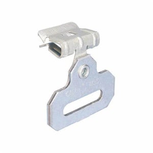 nVent Caddy® MSS24 H-MSS Hammer-On In-Line Strap Hanger with Flange Clip, 1-1/4 in W, Spring Steel/Steel, Caddy® Armor/Pre-Galvanized