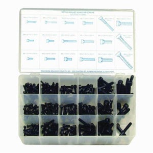 Precision Brand® 12980 Socket Head Cap Screw Assortment, Steel, 255 Pieces