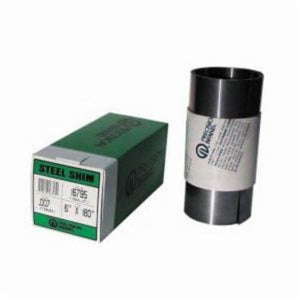Precision Brand® 16A15 Shim Stock, 1008-1010 Full Hard Steel, 100 in Roll L x 6 in W x 0.015 in Thick