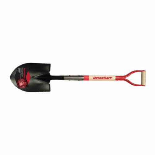 Razor-Back® 43205 Heavy Duty Round Point Shovel, 30 in Handle Length, Hardwood Handle
