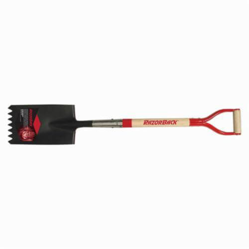 Razor-Back® 46142 Roof Shovel with Shingle Remover, Fulcrum, Steel Blade, 30 in Handle Length, Hardwood Handle