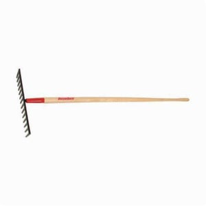 Razor-Back® 63121 Heavy Duty Road Rake, 14 Tines, Forged Steel, Hardwood Handle