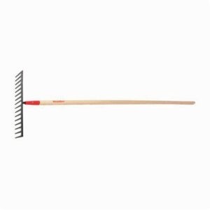 Razor-Back® 63122 Heavy Duty Road Rake, 16 Tines, Forged Steel, Hardwood Handle
