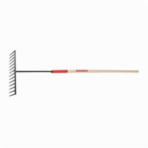 Razor-Back® 63125 Asphalt Rake, 14 Tines, Forged Steel, Hardwood Handle