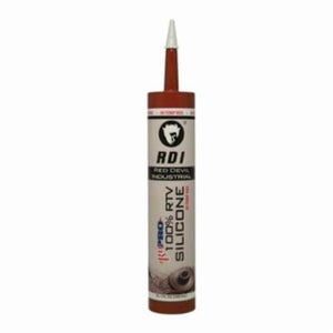 Red Devil® 08090I RD PRO® Heat-Resistant Industrial Grade RTV Silicone Sealant, 10.1 oz Cartridge, Paste, Red, 1.04