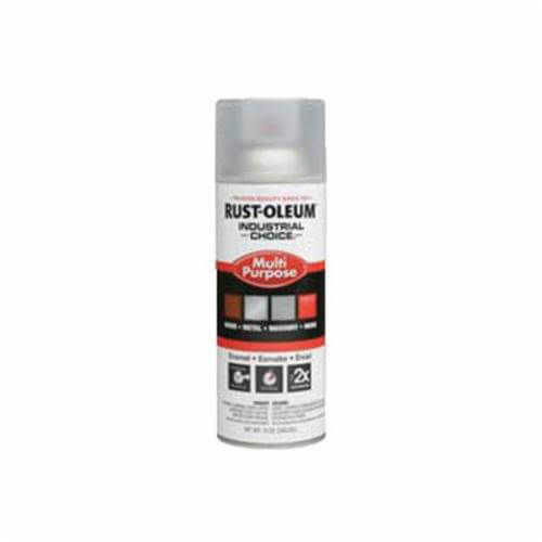 Rust-Oleum® 1610830 1600 System Multi-Purpose Enamel Spray Paint, 12 oz Container, Liquid Form, Crystal Clear, 12 to 15 sq-ft/can Coverage