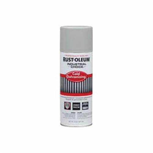 Rust-Oleum® 1685830 1600 System Galvanizing Compound Spray Paint, 14 oz Container, Liquid Form, Cold, 12 to 15 sq-ft/can Coverage